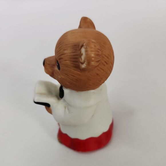 VINTAGE Christmas Choir Boy Bears HOMCO 5100 Set of 3 Singing w/ Candle & Hymnal - Picture 14 of 16